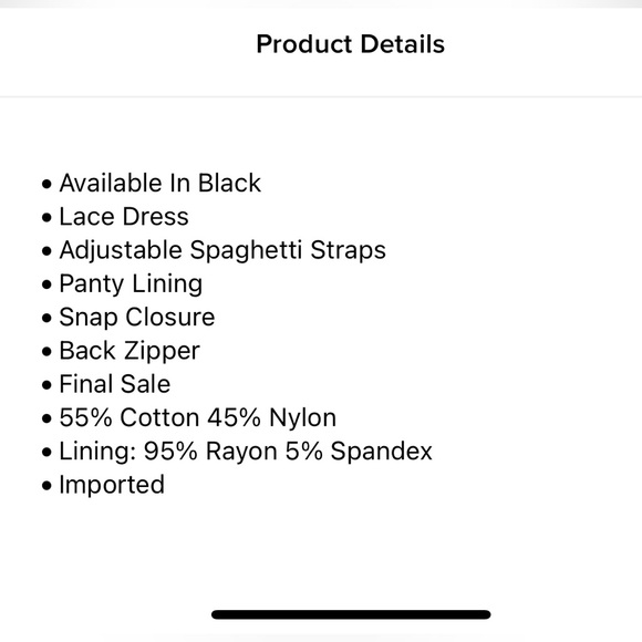 FN Dropping Hints Lace Dress - Worn Once - Picture 8 of 8